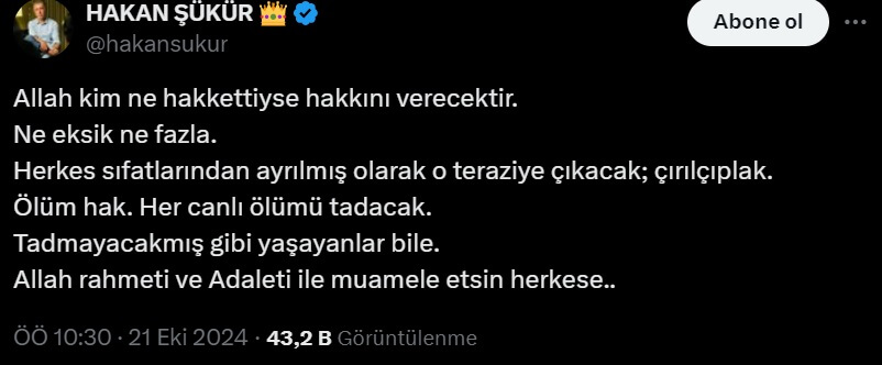 Hakan Şükür Fetö Açıklaması (1)