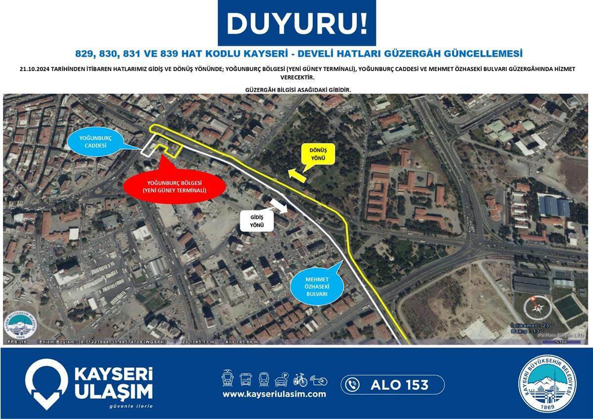 Ilçe Ulaşım Develi (1)