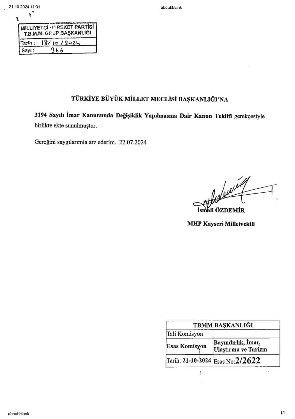 Kayseri Milletvekilinden Sismik İzolatörün Zorunlu Olması Için Kanun Teklifi! 2
