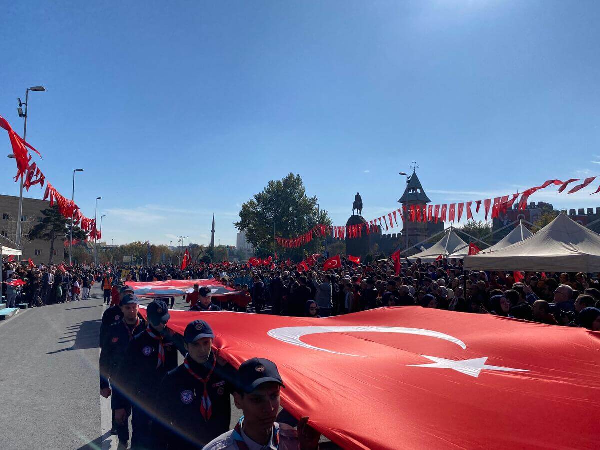 Kayseri’de 29 Ekim Cumhuriyet Bayramına Damga Vuran Gösteri! 2 (2)