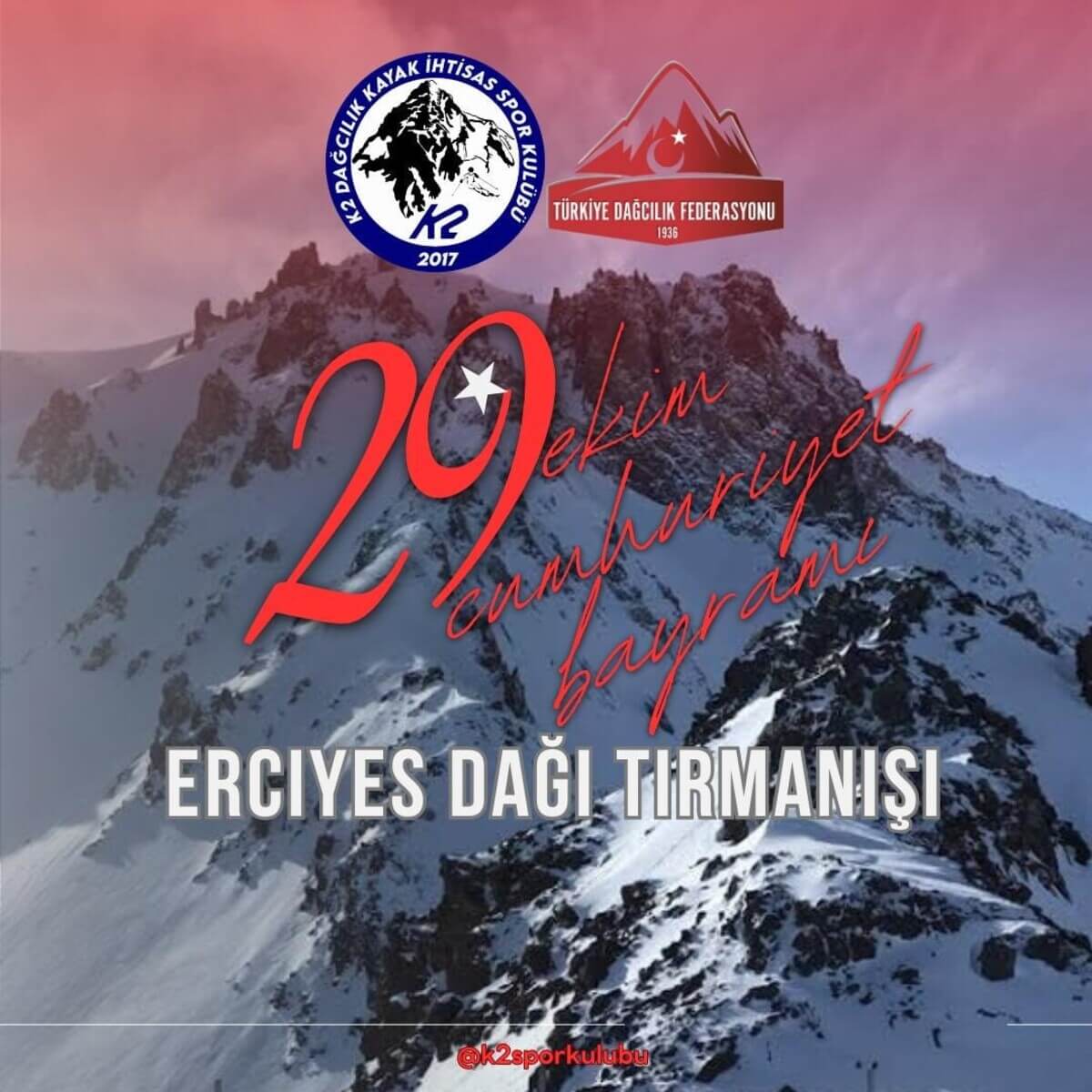 Kayseri’de Dağcılar Erciyes’in Zirvesine Tırmanacak 2