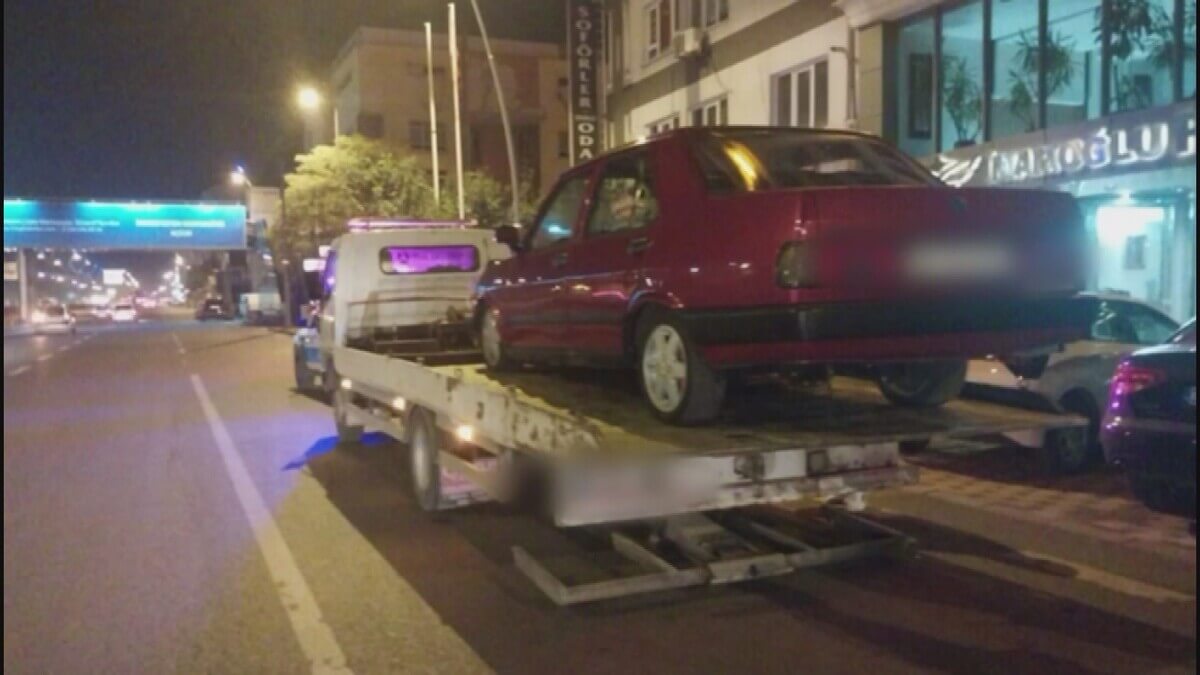 Kayseri’de Drift Yapan Sürücüye Bakın Ne Ceza Verildi! (1)
