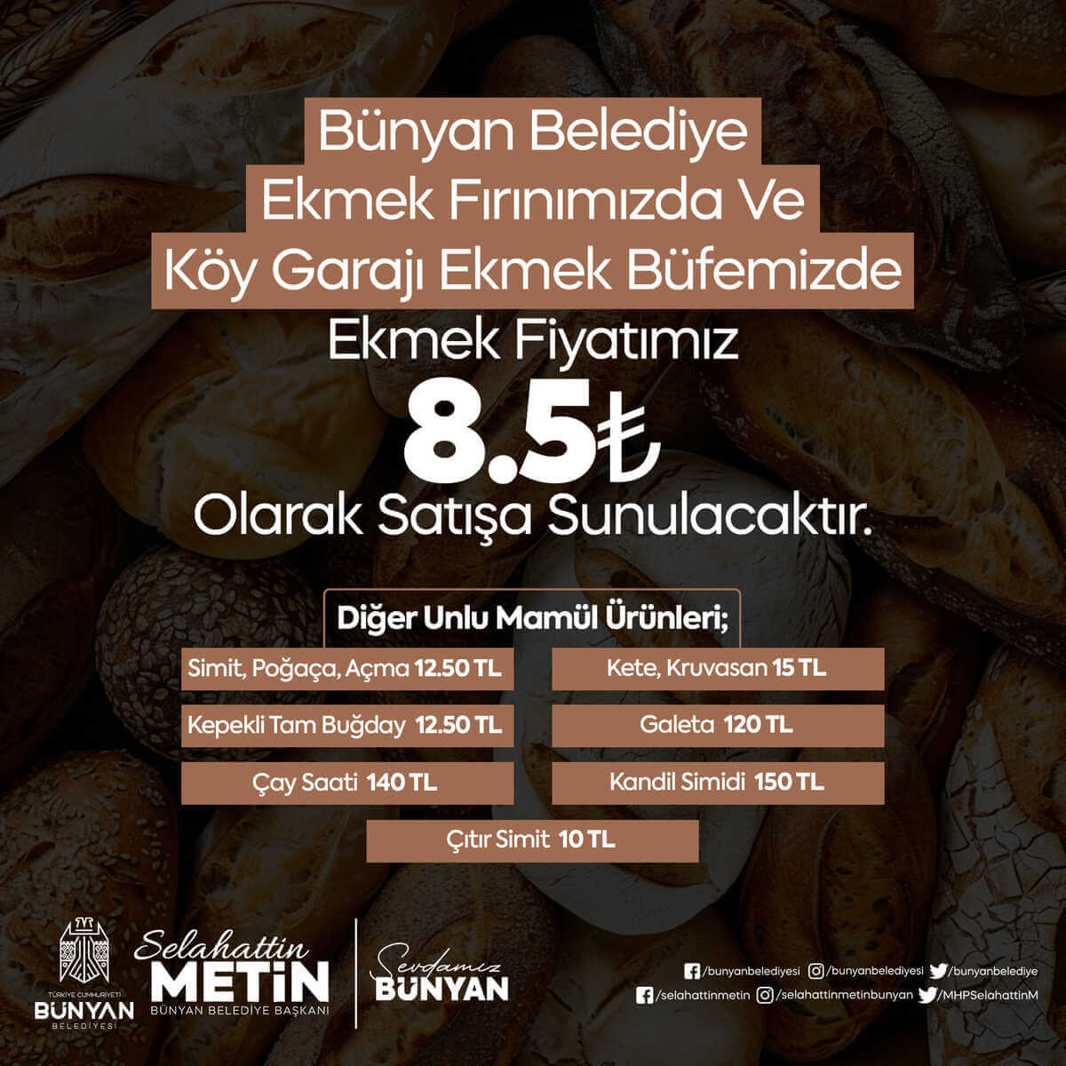 Kayseri’de Ekmek Zammı Tartışmaları Sonrası O İlçede Fiyatlar Belli Oldu! 2