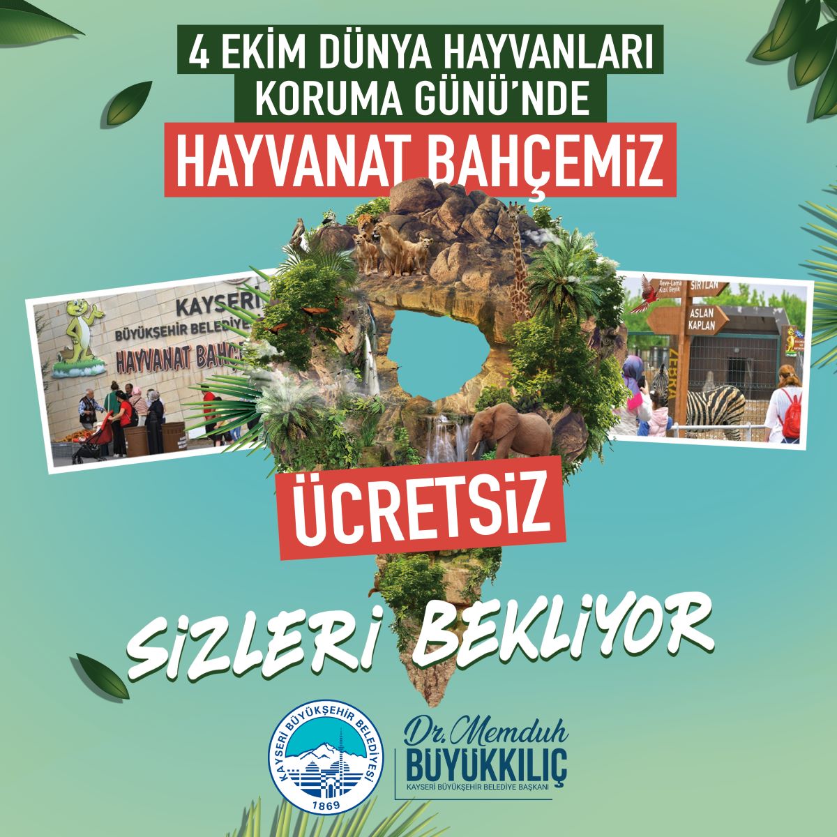 Kayseri'de Yarın Ücretsiz Olacak