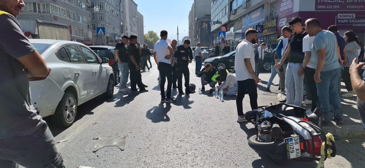 Kayseri’de Zincirleme Kaza! 2 Yaralı (4)