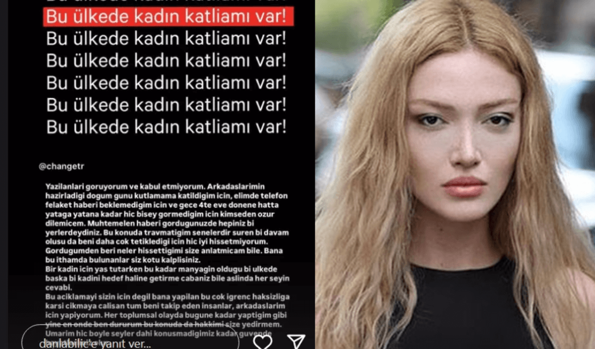Surlardaki vahşet gündemdeyken Danla Biliç’in paylaşımı olay yarattı!