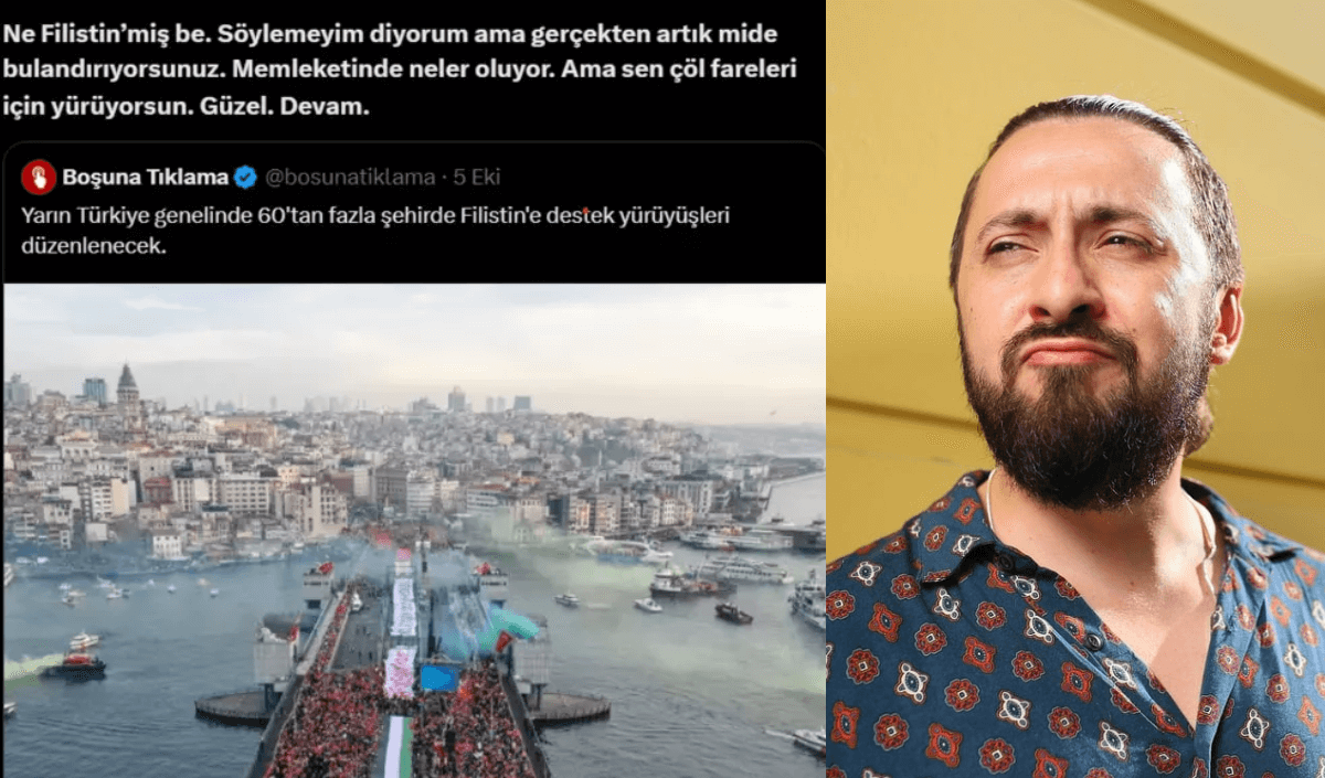 Ünlü fenomenden Filistin’e destek yürüyüşü yapanlara skandal sözler!