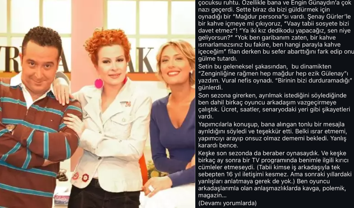 Gülse Birsel’den ölen rol arkadaşına olay sözler! Tepki yağıyor!