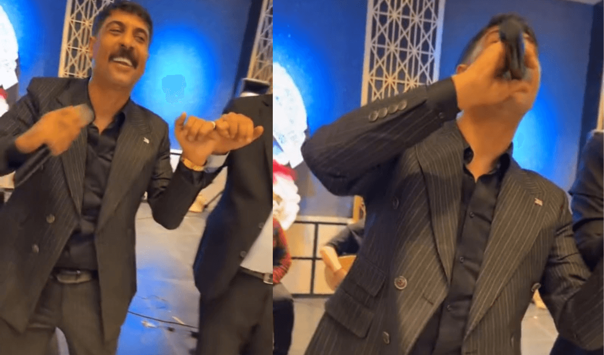 Kayserili sanatçı aşiret düğününde ortaya çıktı! Kalabalıkta adeta yok oldu!