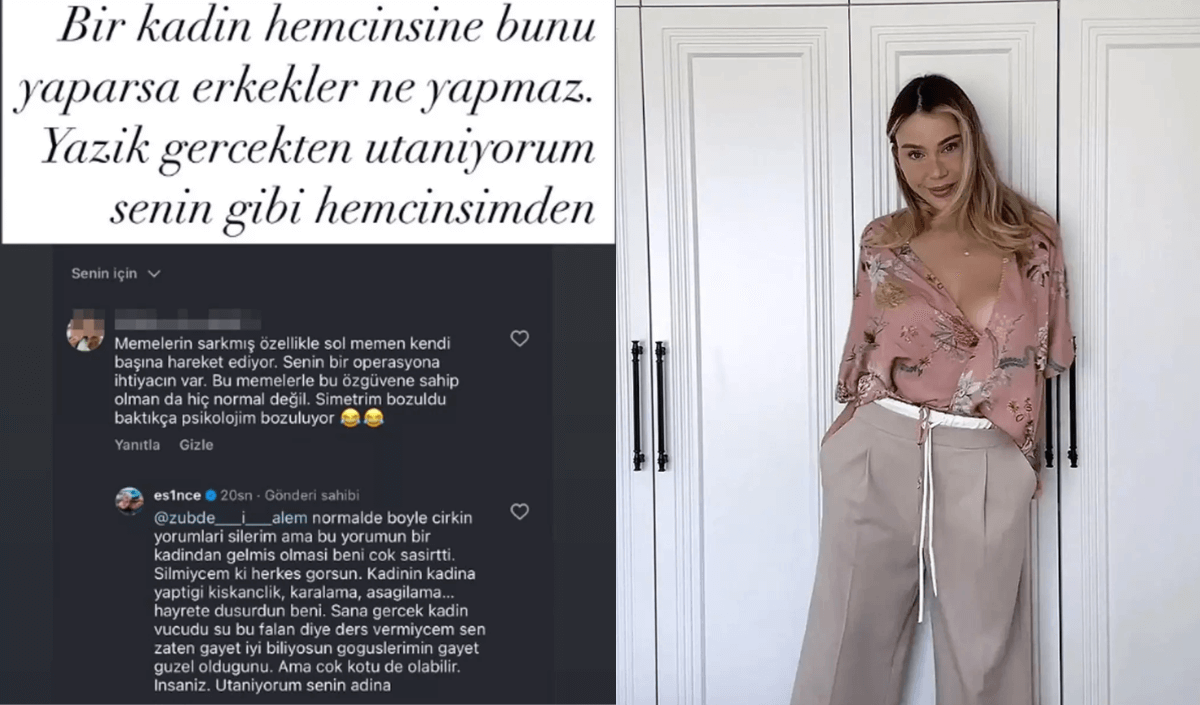 OnlyFans görüntüleriyle şok etmişti! Göğüs dekoltesine ‘sarkık’ yorumu çileden çıkarttı!