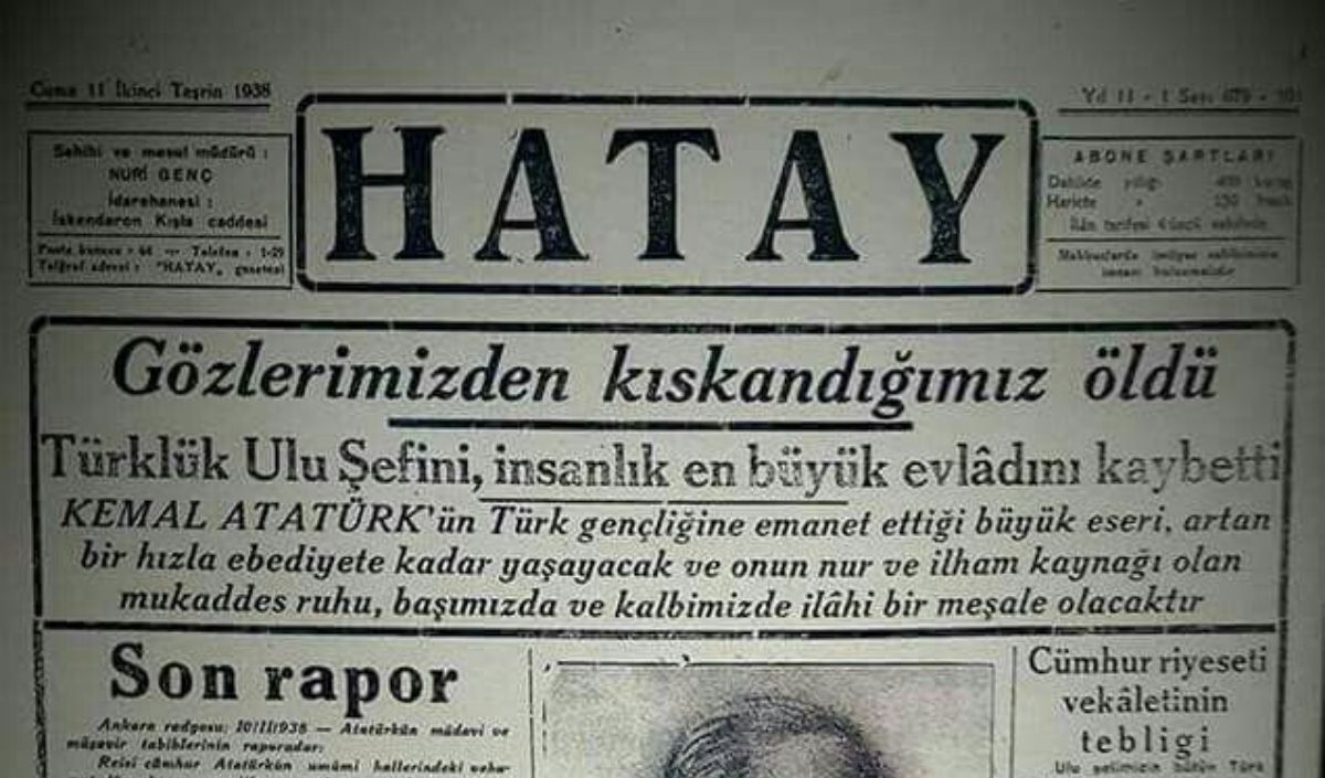 Atatürk Hatay Gazetesi
