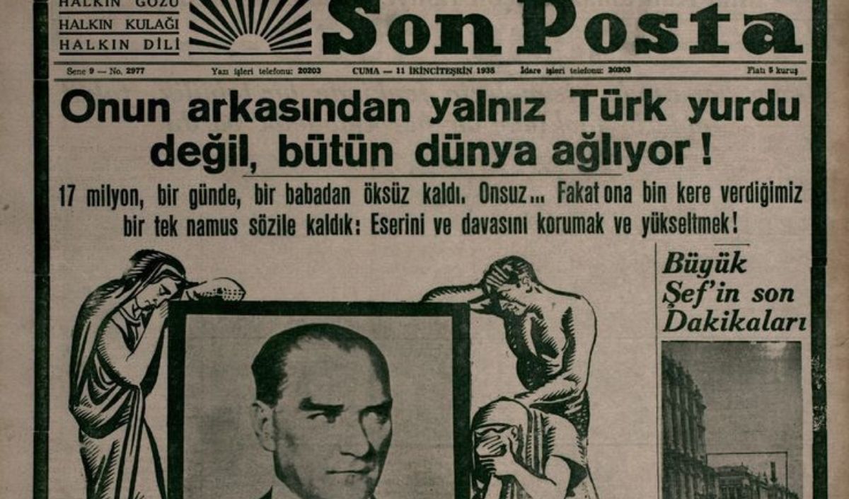 Atatürk Son Posta Gazetesi