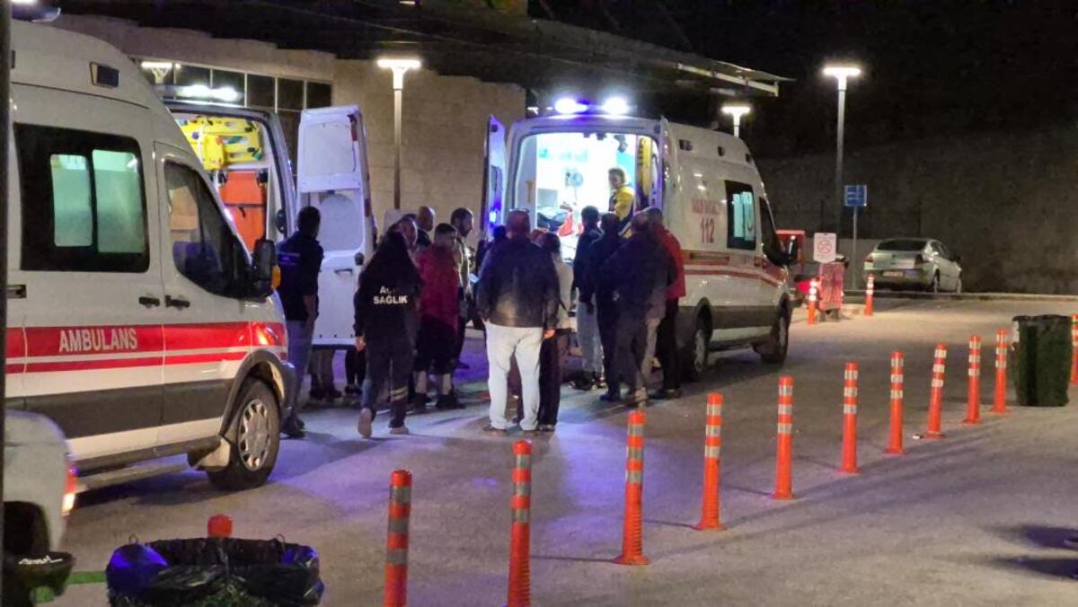 Benzin bidonuyla geldiği markette kardeşini çocuklarının önünde yaktı!