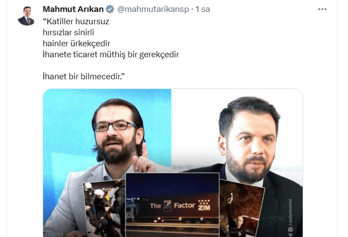 Kayserili vekilden ünlü gazetecilere şok gönderme: Hainler ürkekçedir!