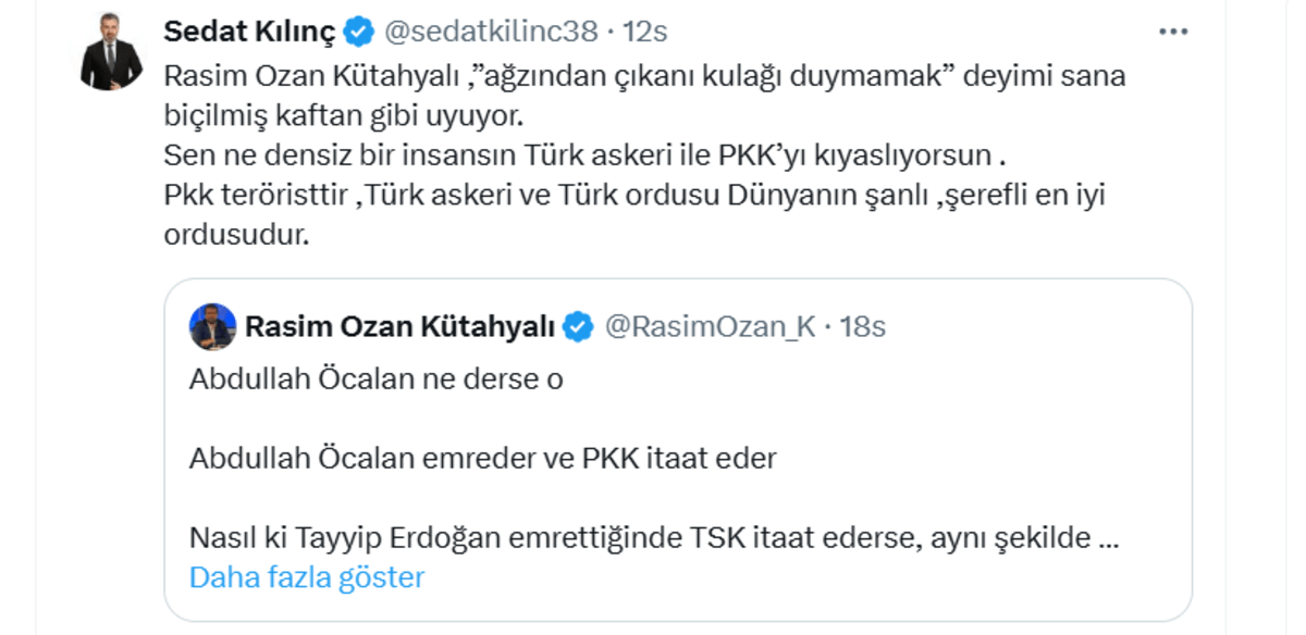 Kayserili siyasetçiden futbol yorumcusuna sert çıkış: Sen ne densiz bir insansın!