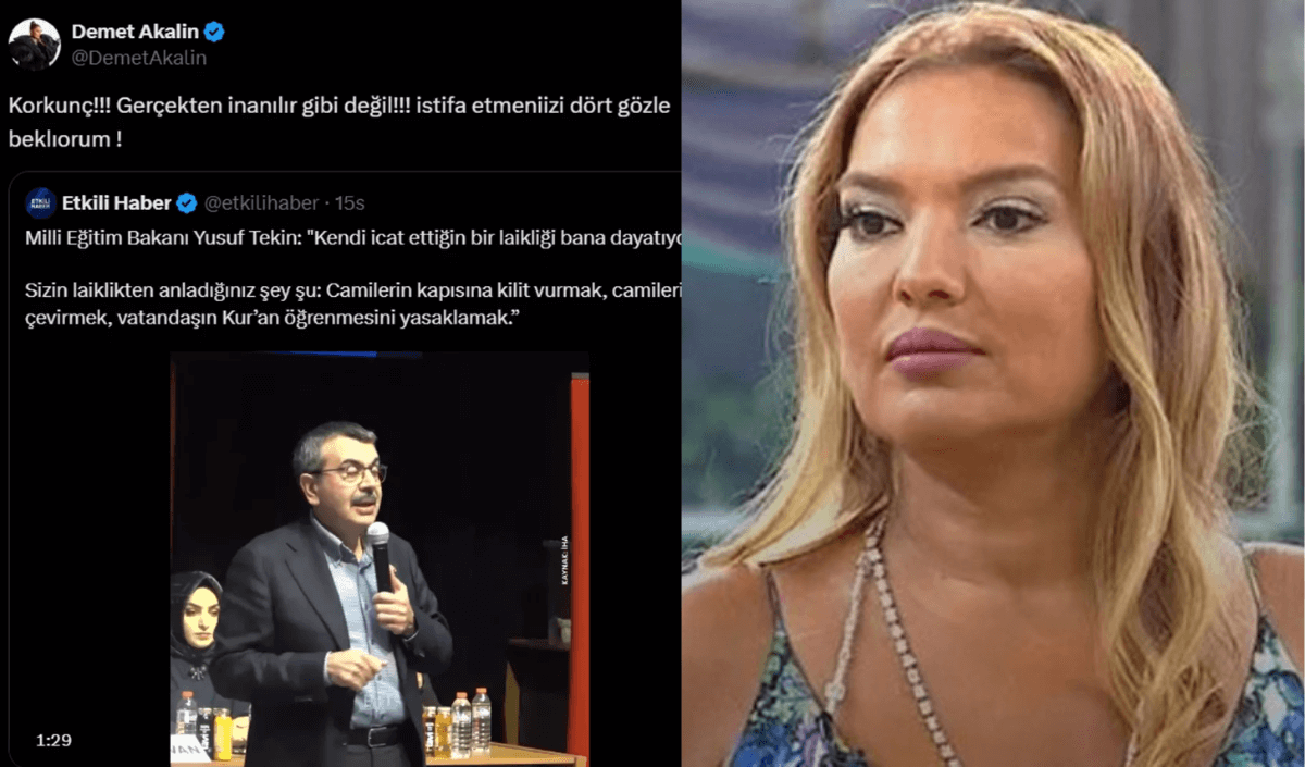 Demet Akalın Bakan Tekin’e ‘Korkunç’ diyerek tepki gösterdi: İstifa etmenizi…