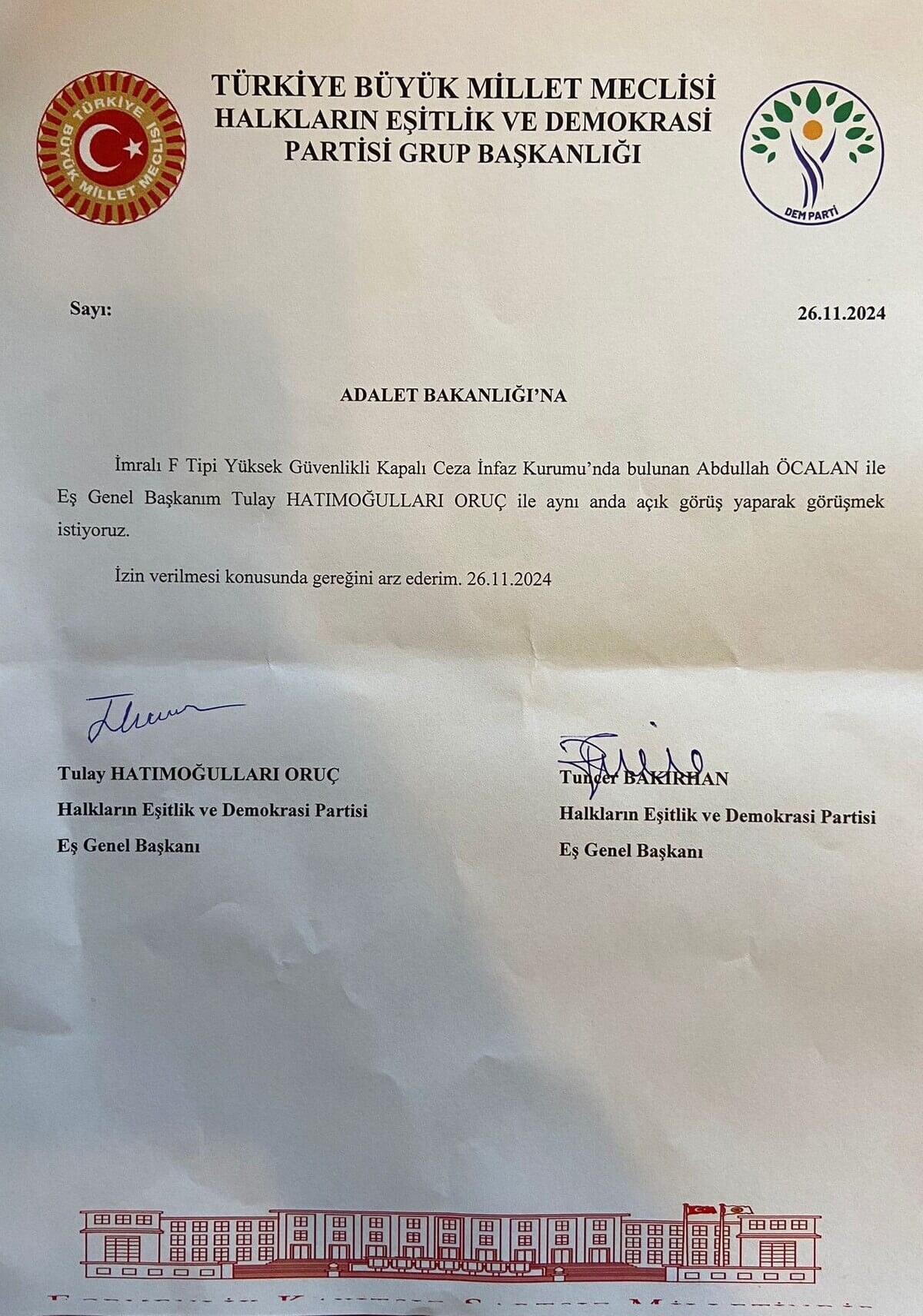 Şok Gelişme Dem Parti, Öcalan Için Adalet Bakanlığı'na Başvuruda Bulundu! 2
