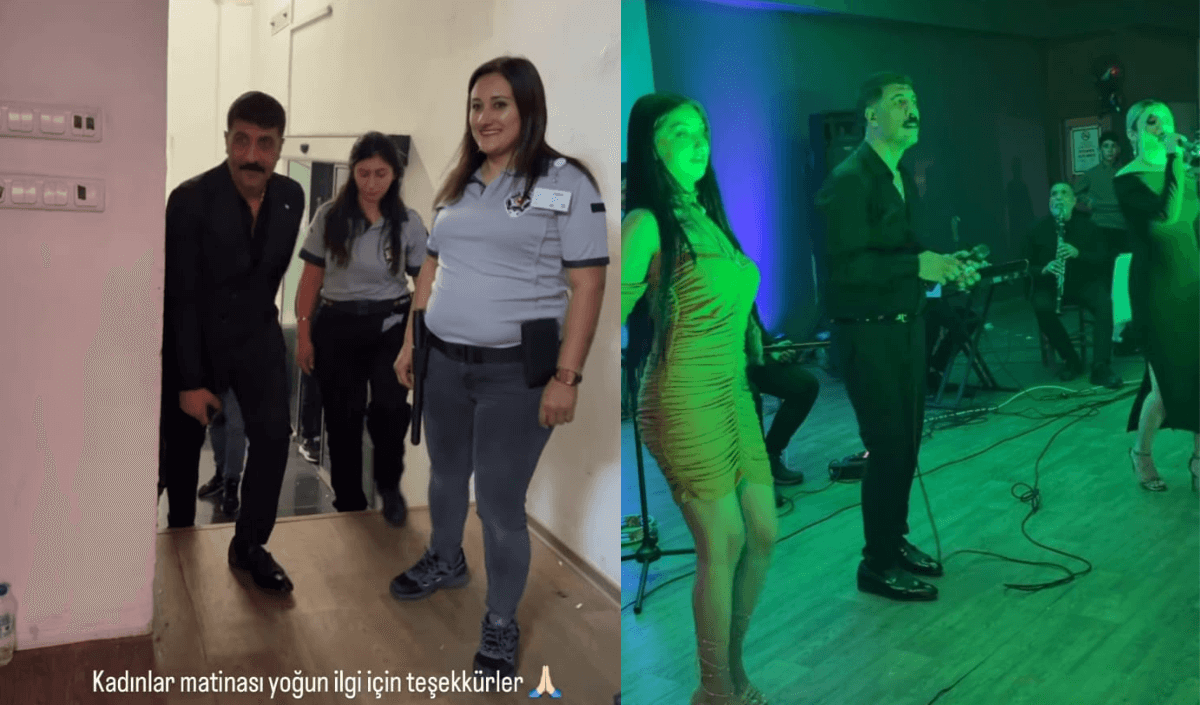 Kayserili Şarkıcı Kadınlar Matinasına Katıldı! O Anlar Sosyal Medyayı Salladı!