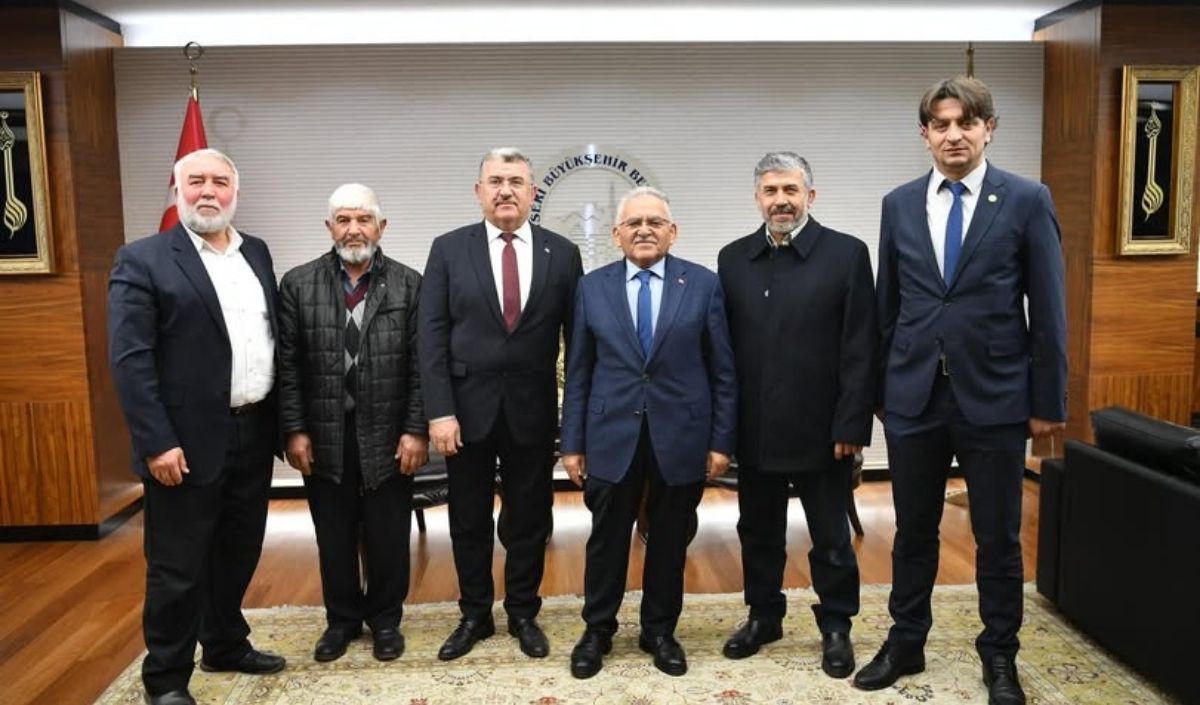 Başkan Büyükkılıç, Bünyan Belediye Başkanı'nı Makamında Ağırladı! Bakın Neden (1)