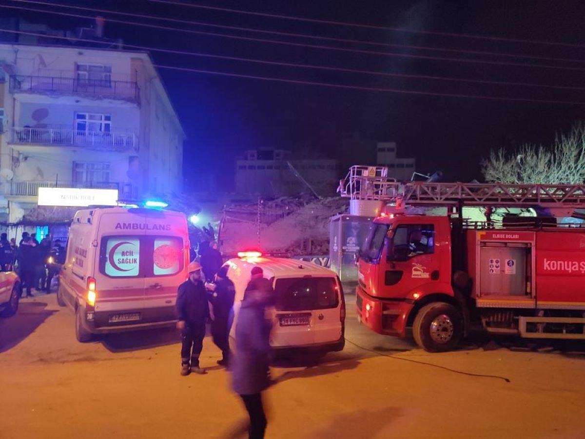 Konya Bina Çöktü 2