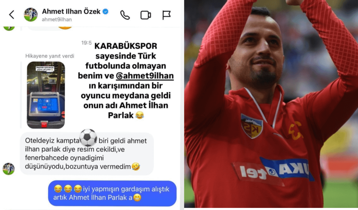 Kayserili ünlü futbolcu o isimle karıştırılınca bomba mesajlaşmayı yayınladı!