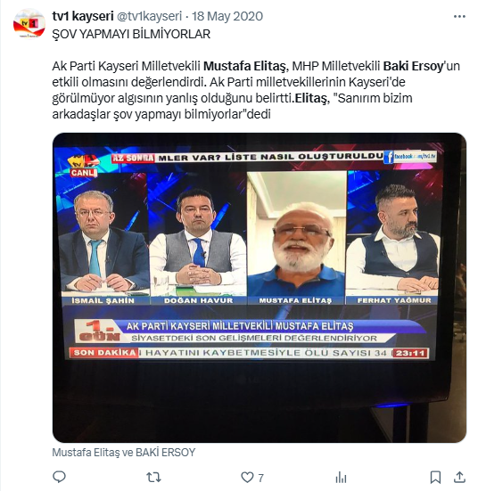 Mustafa Eliatş Baki Ersoy Kavga