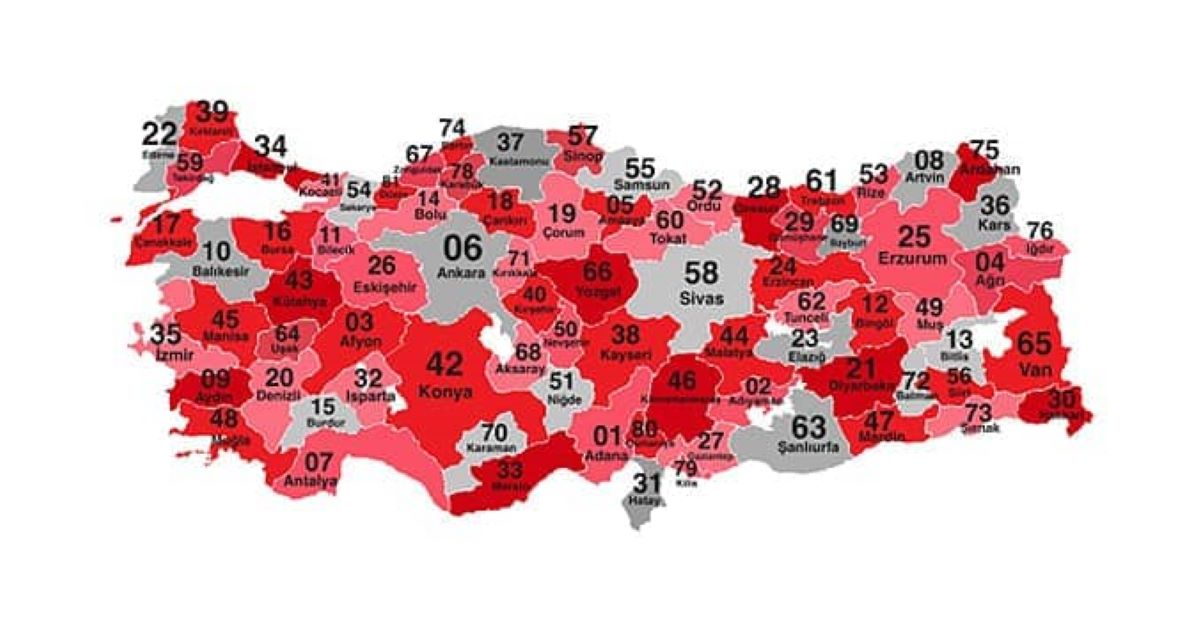 Türkiye’de Il Sayısı 100’E Çıkıyor Kayseri’nin Plakası Değişiyor! 7