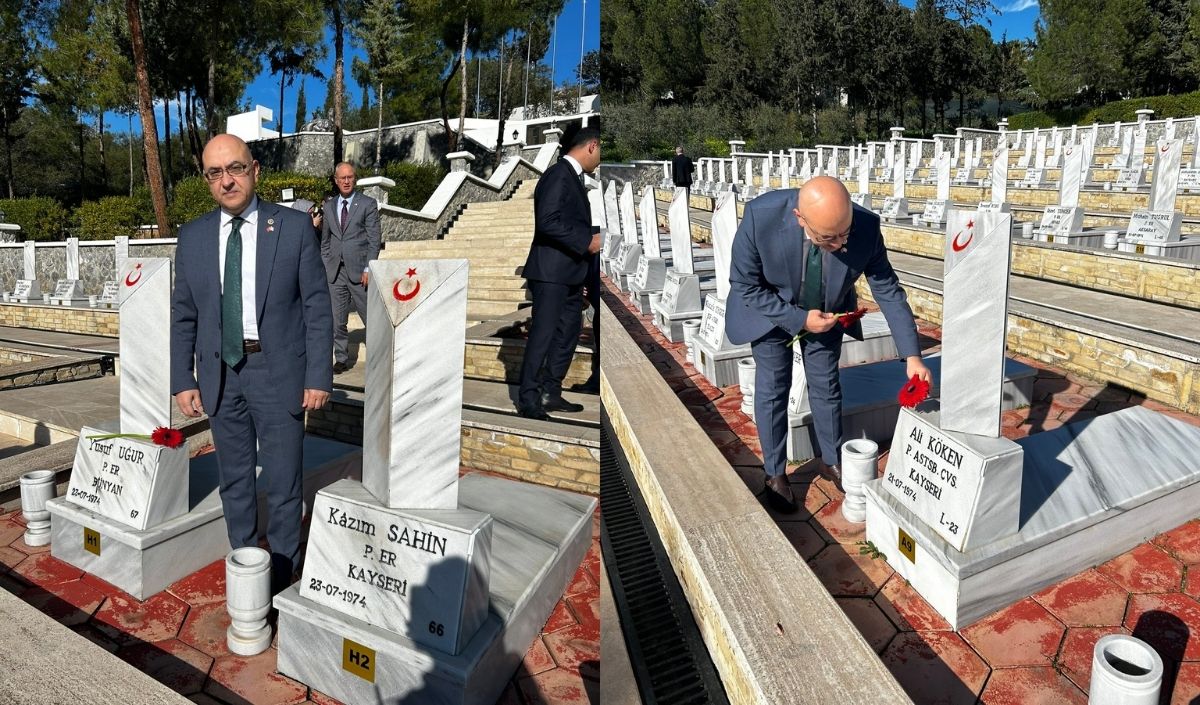 Ak Parti Milletvekili Kıbrıs’ta Kayseri Şehitlerini Ziyaret Etti! (2)