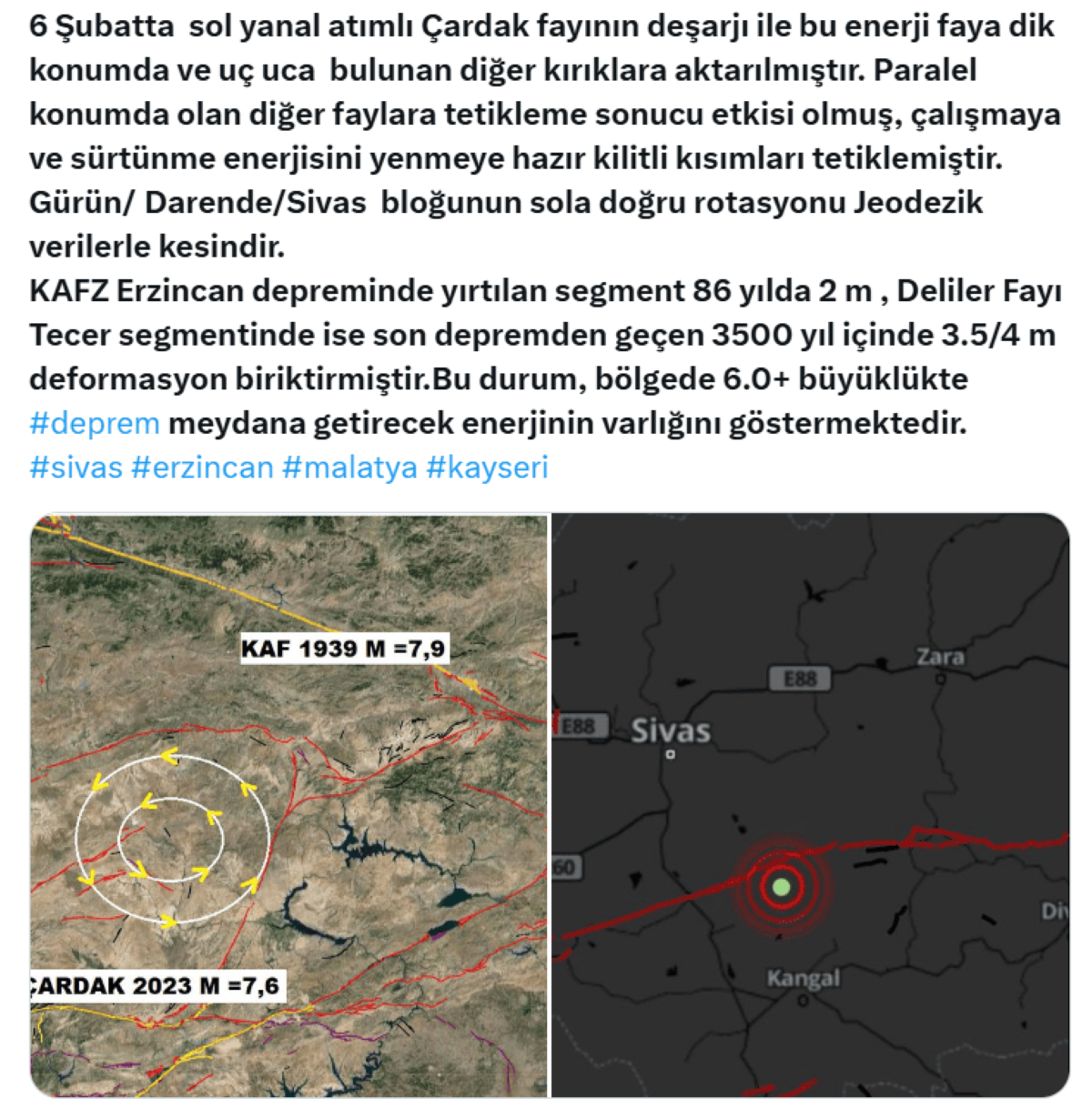 Deprem Kayseri 1
