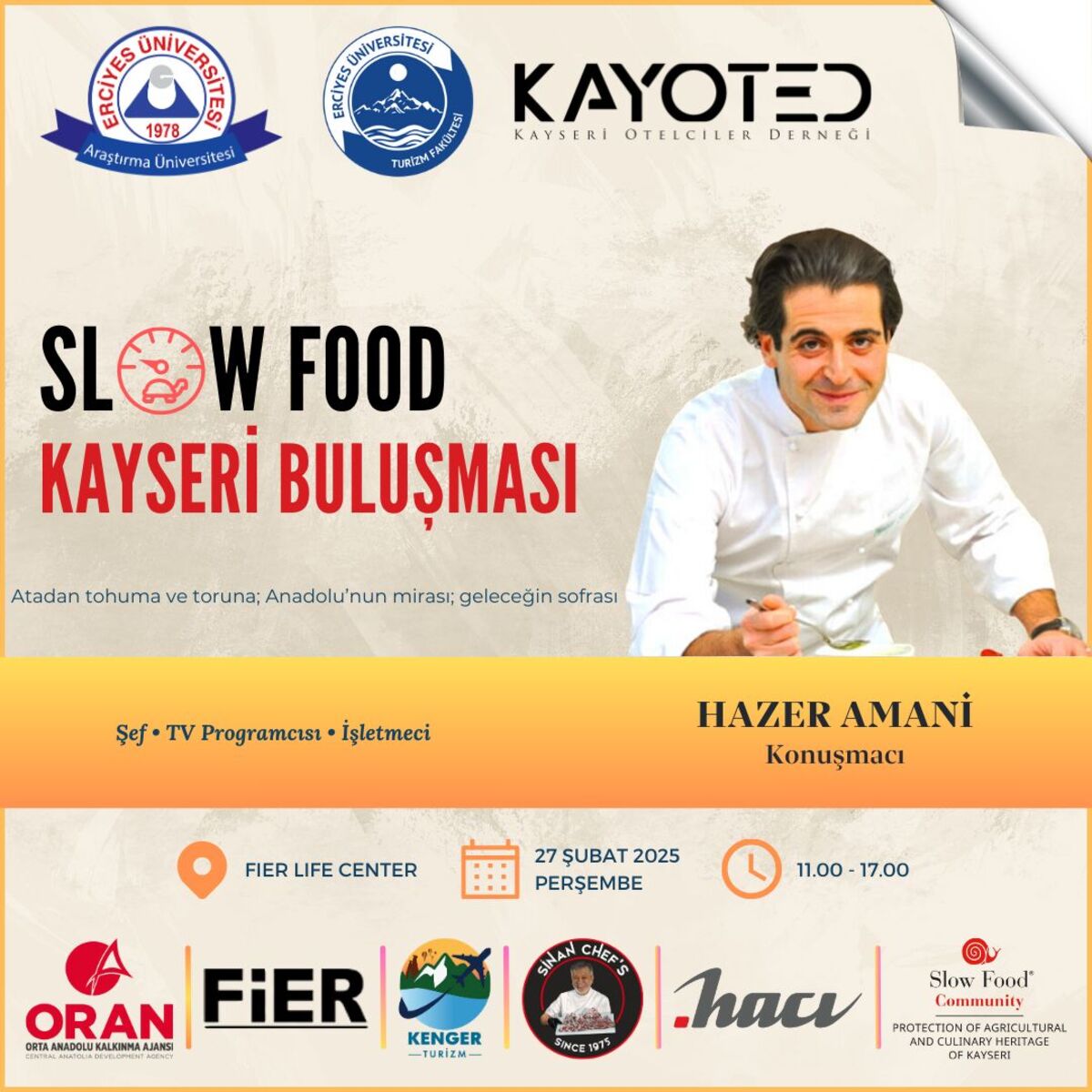 Kayseri'deki büyük buluşmaya MasterChef’in eski jürisi katılacak!