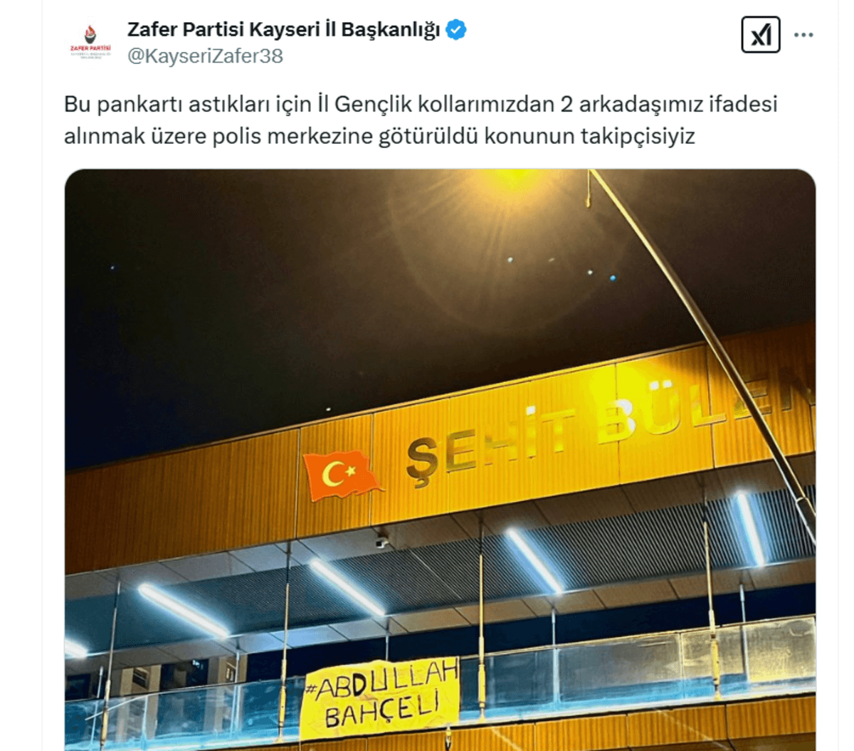 zafer partisi kayseri