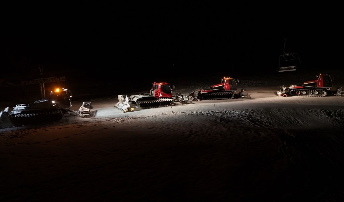 Erciyes'te Gece Vakti Ne Yaptılar! Dikkat Çeken Çalışma (2)
