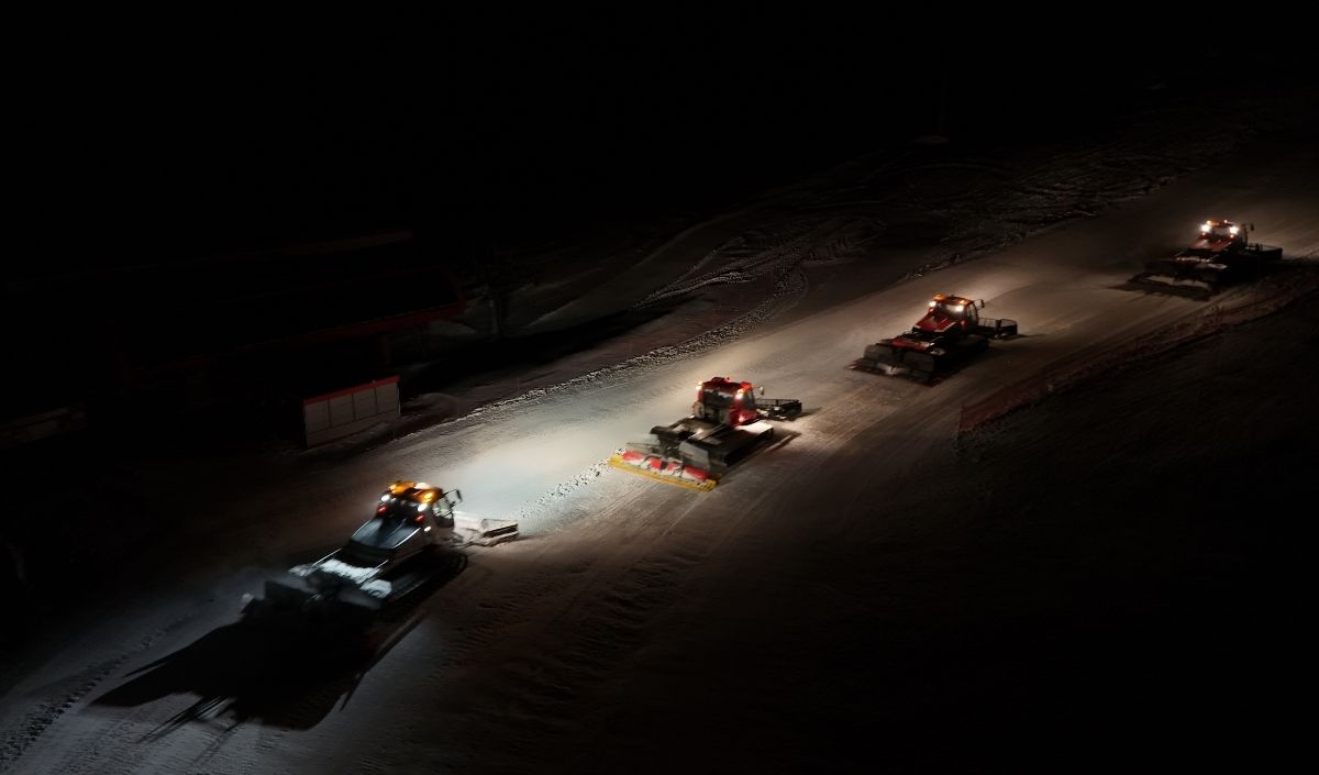 Erciyes'te Gece Vakti Ne Yaptılar! Dikkat Çeken Çalışma (3)