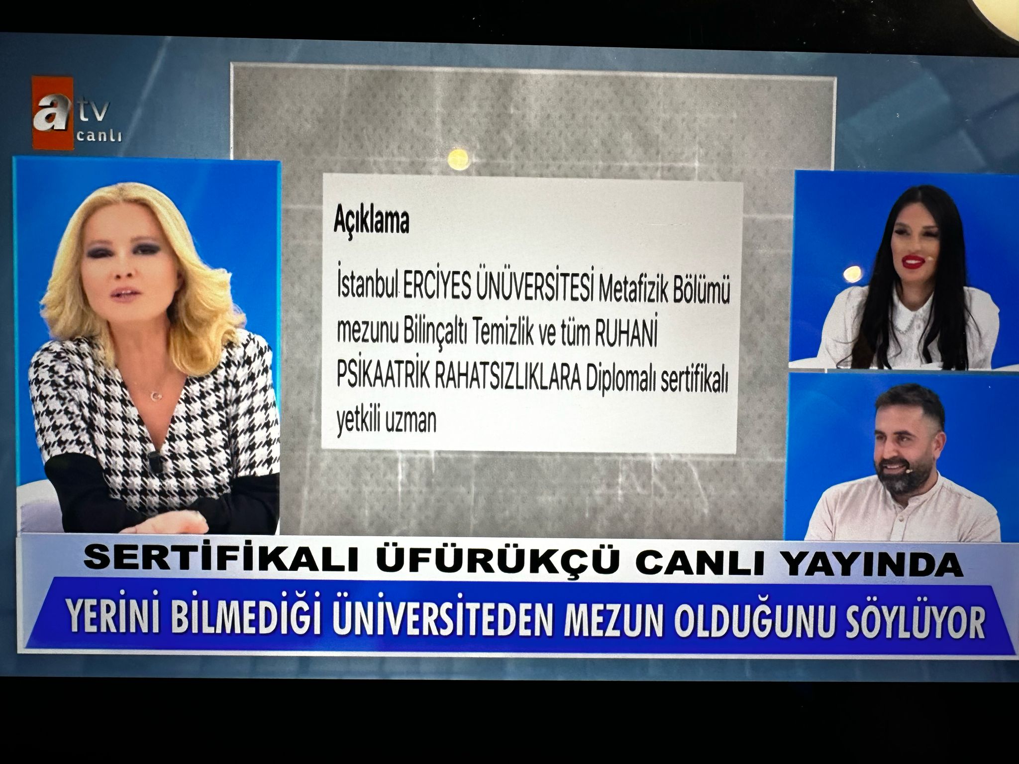 Müge Anlı’da şok erciyes üniversitesi detayı! Sertifalı üfürükçü yerini bile bilmiyor