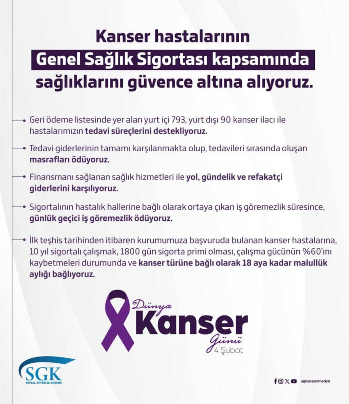 SGK kanser hastaları