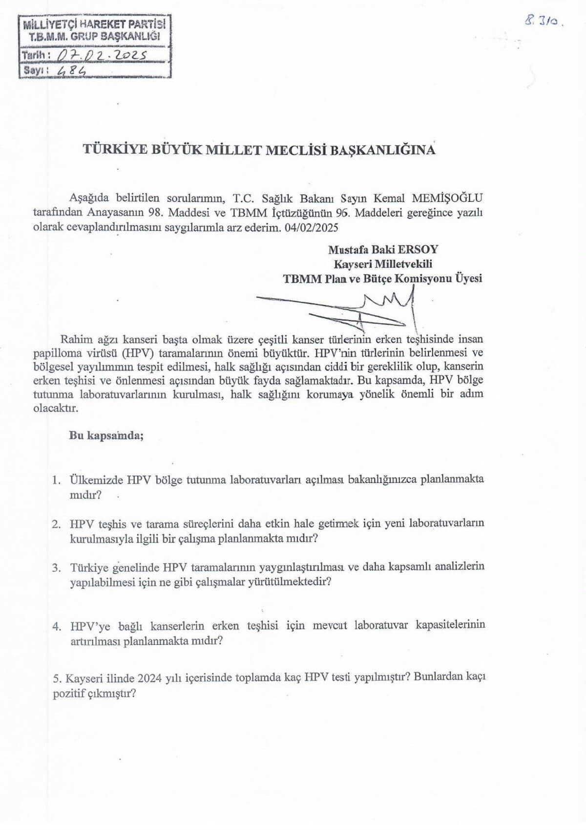 baki ersoy hpv