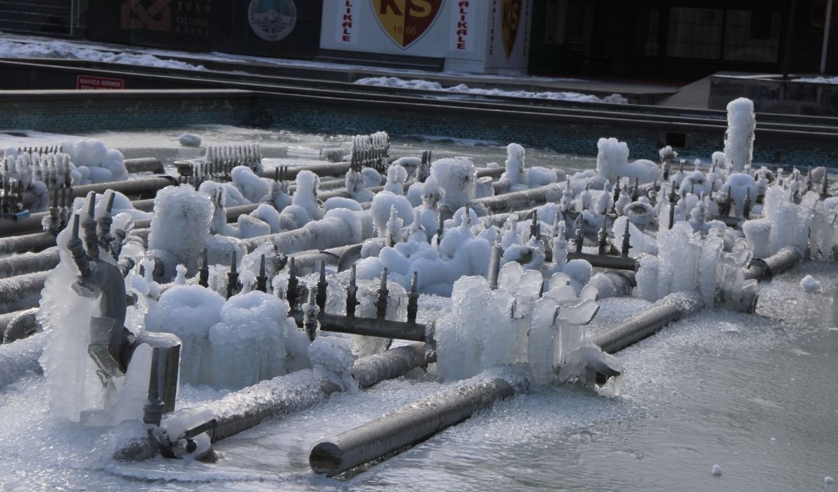 Kayseri Buz Tuttu! En Soğuk Yer Bakın Neresi Oldu (3)