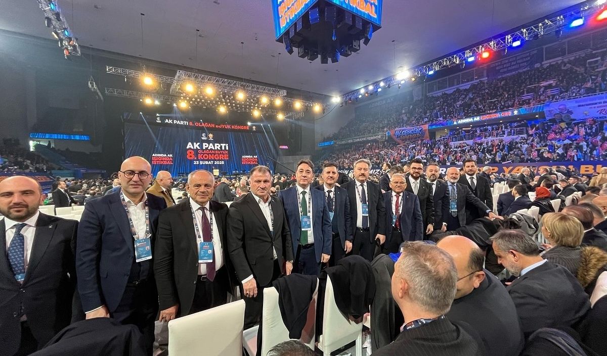 Kayserili Başkanlar Ak Parti Kongresi’nde! Memduh Büyükkılıç Neler Söyledi (1)