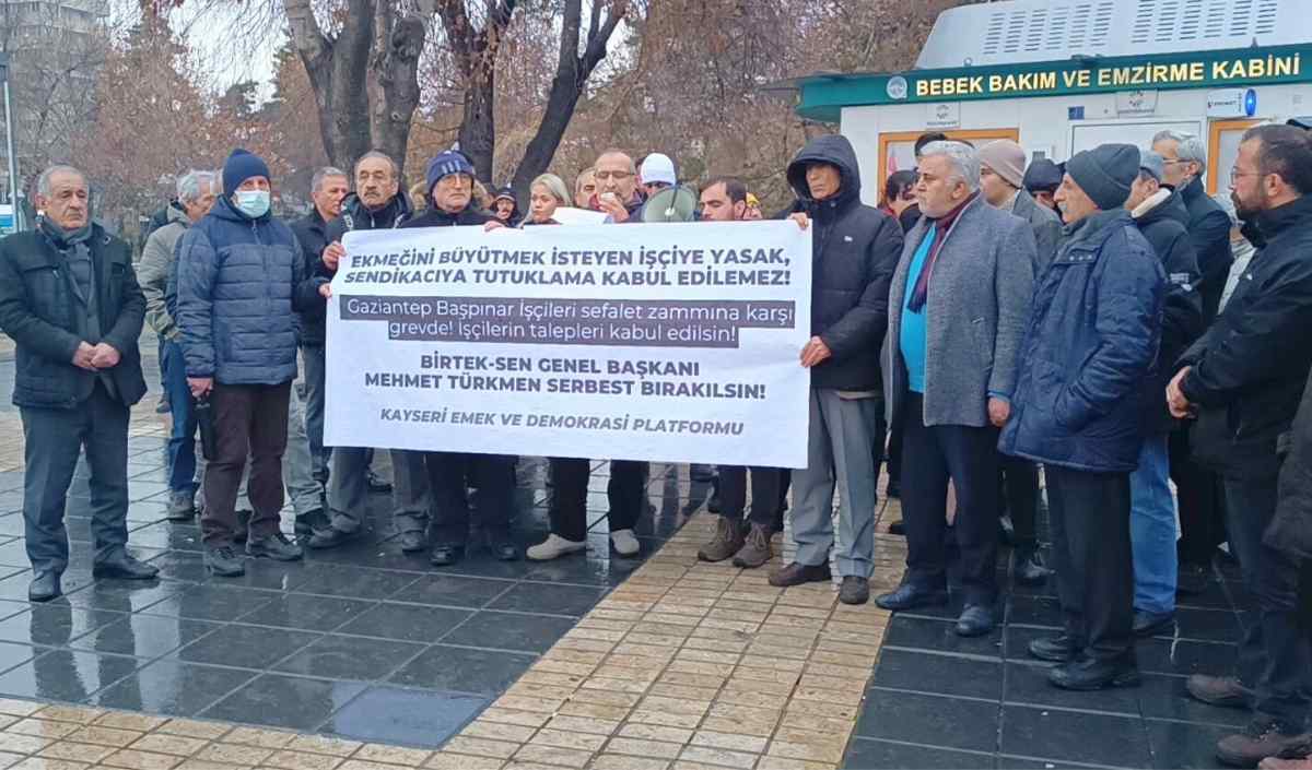 Mehmet Türkmen’in Yeniden Tutuklanması Üzerine Kayseri’de Bir Araya Geldiler! (3)