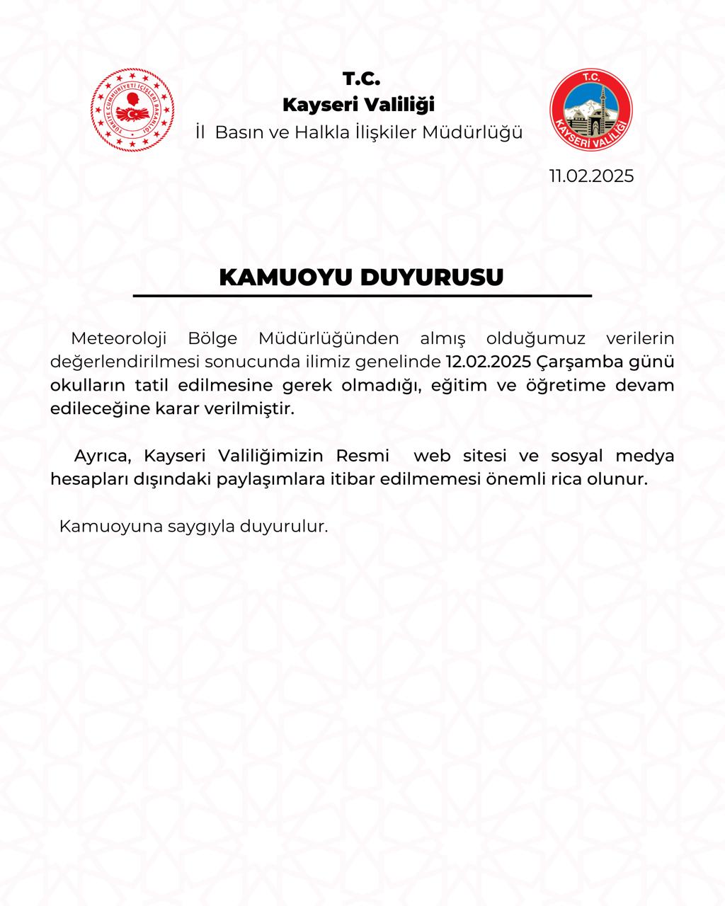Valilik Karar
