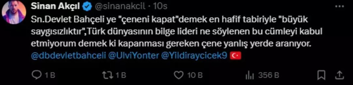 Baki Ersoy’un ardından CHP’li Başarır’a bir tepki de Sinan Akçıl’dan geldi!