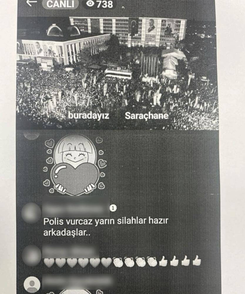 Kayseri’de 'polis vuracağız' diye paylaşım yapan şahıs ekipleri harekete geçirdi!