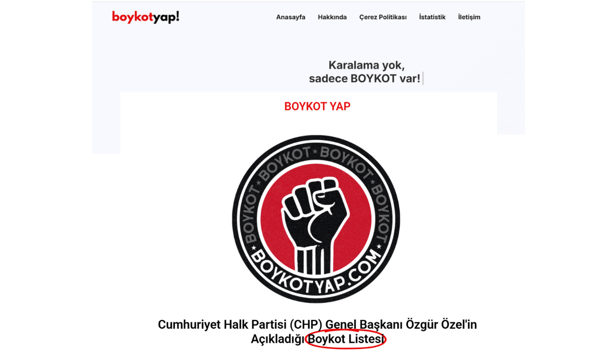 Boykot Sitesine Erişim Engeli (3)