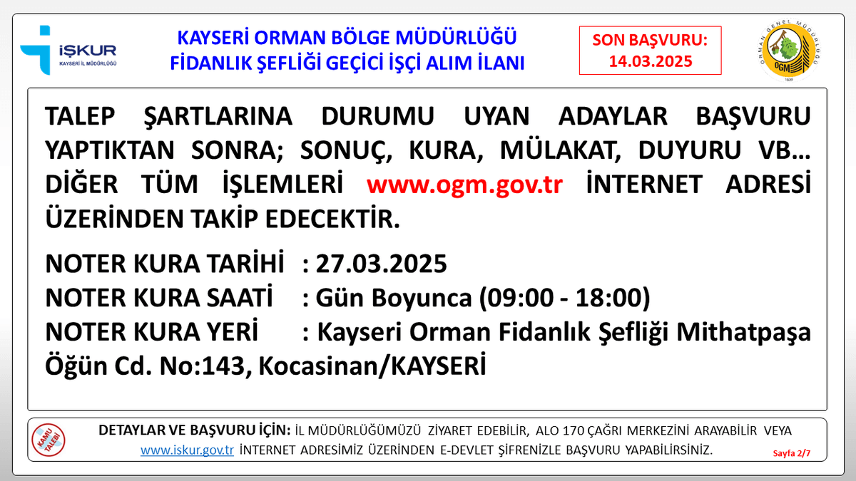 kayseri işkur
