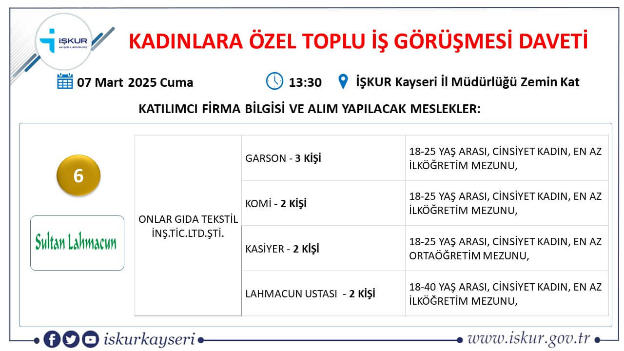 işkur kayseri