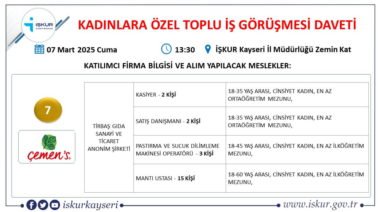 işkur kayseriii