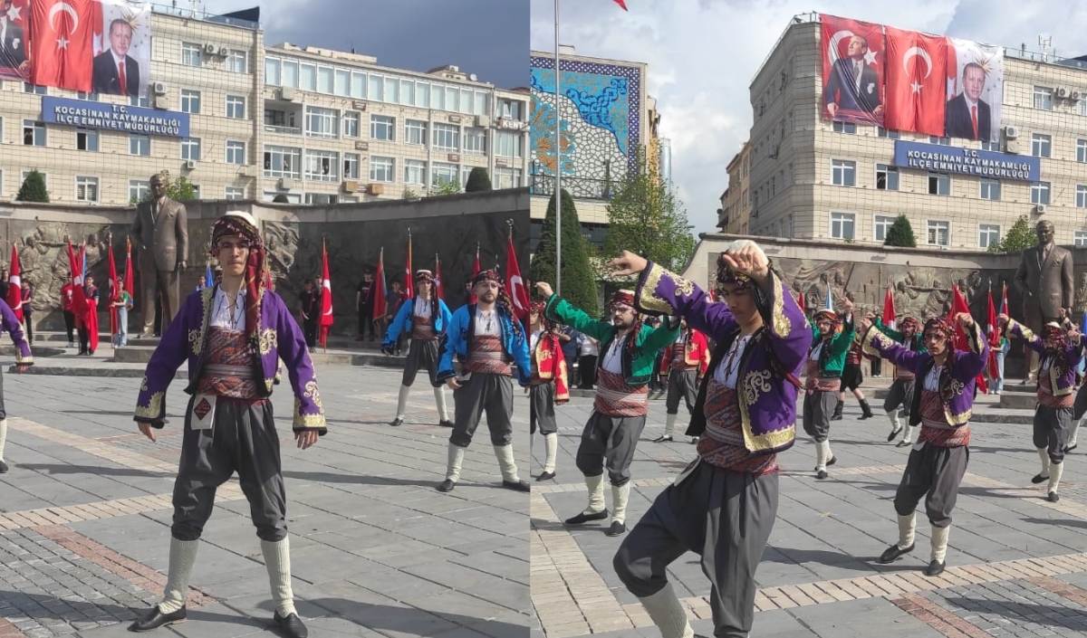 23 Nisan Kayseri'de Kutlanıyor Çelenk Sunumu (4)
