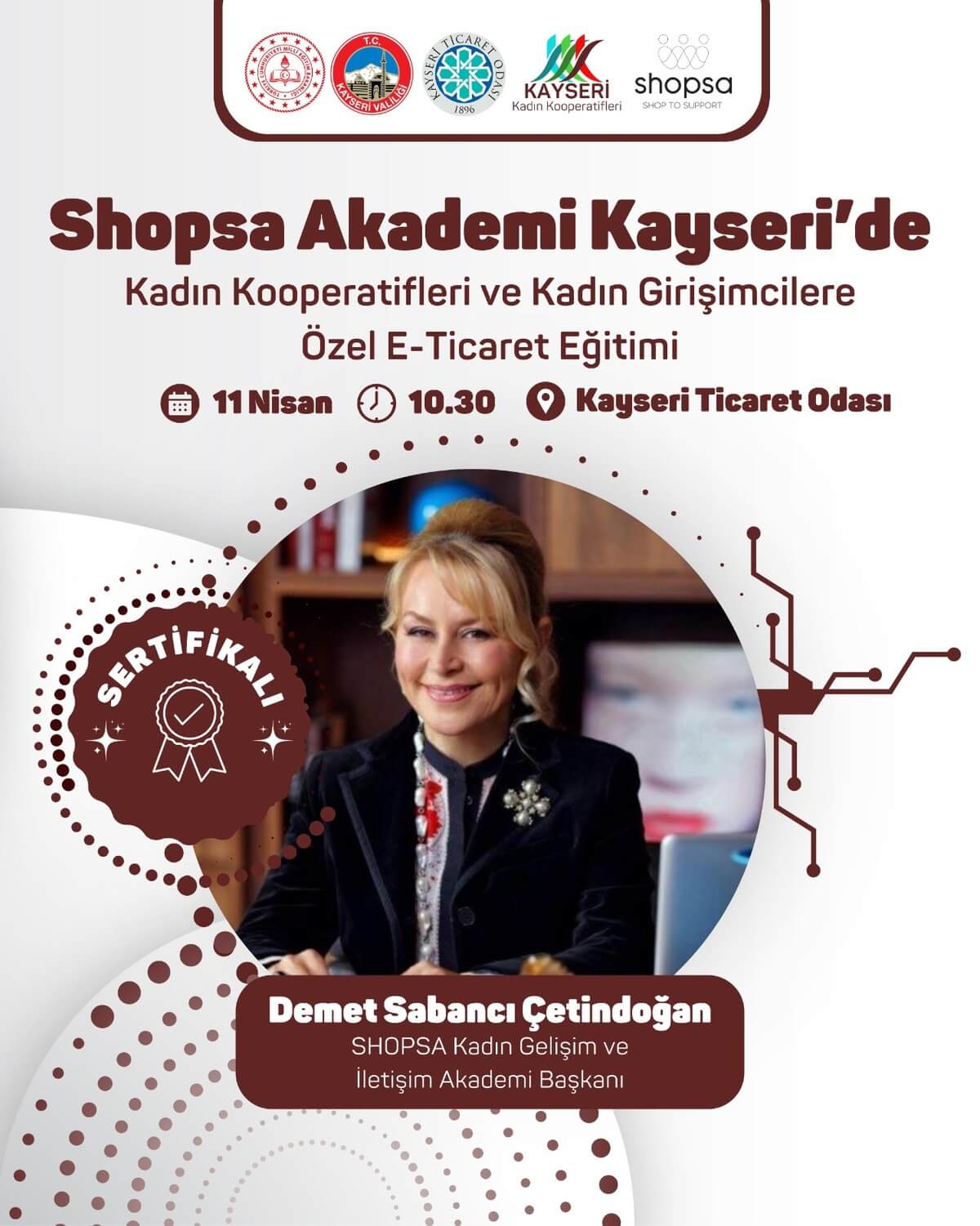 Demet Sabancı Çetindoğan, Kayseri