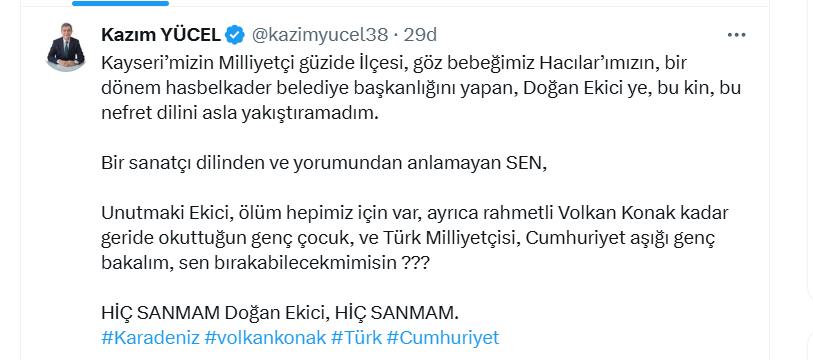 volkan konak kazım yücel doğan ekici