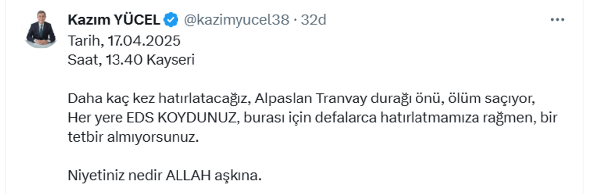 İYİ Partili Kazım Yücel’den EDS tepkisi: Burası ölüm saçıyor!
